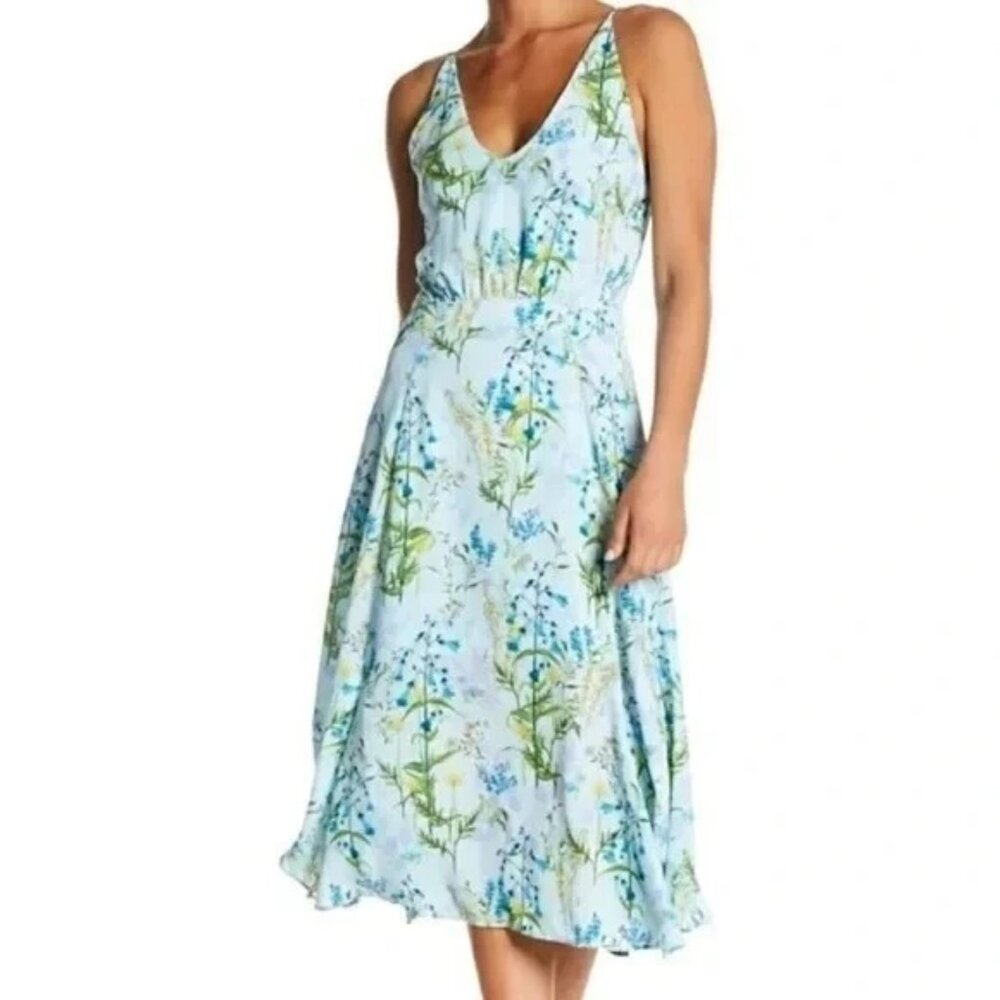 Adelyn Rae Dress Anthropologie Floral Size Medium
